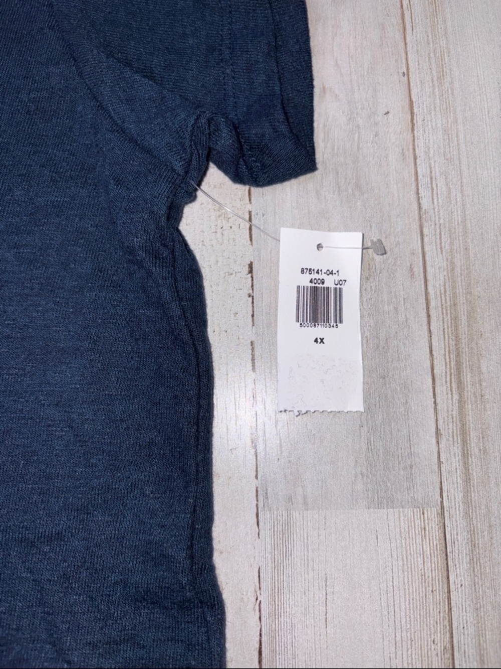 Old Navy Elbow Oversized Linen Blend T-shirt Size 4X NWT! - Picture 2 of 12
